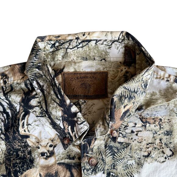 Clearwater Outfitters Hunting Shirt Animals AOP Mens 2XL - Picture 3 of 4